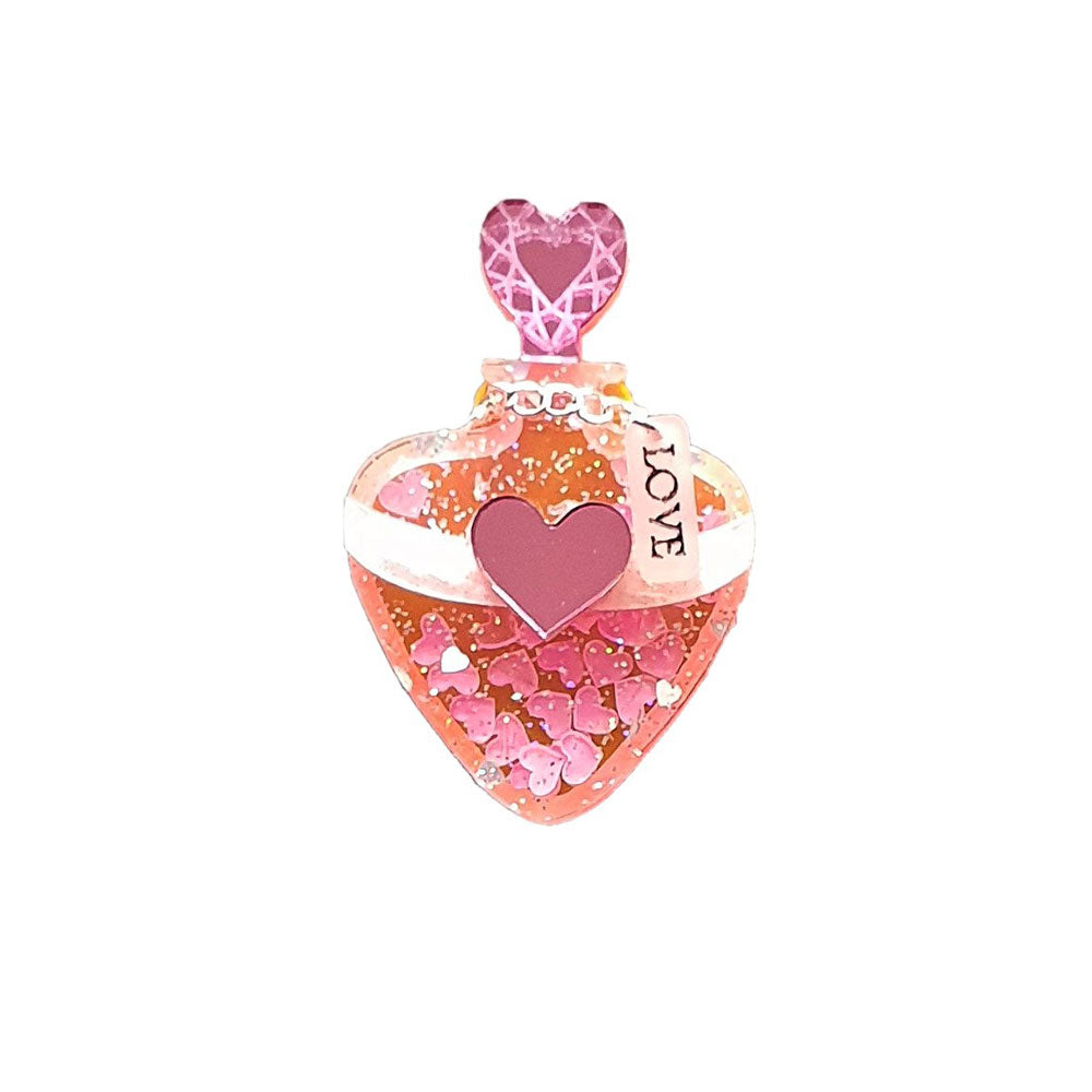 Precious Heart Potion Brooch by Cherryloco Jewellery 1