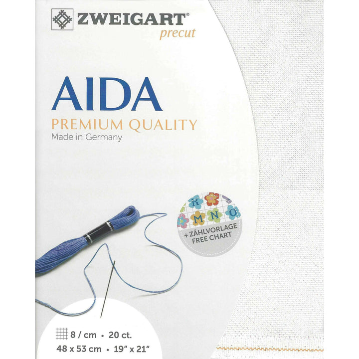 Precut Aida extra fine 20 count Snow Glitter 3326/11