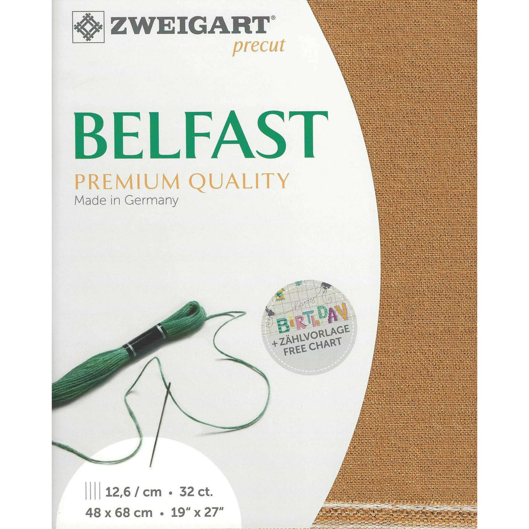 Precut Belfast  32 count Copper Metallic 3609/3131