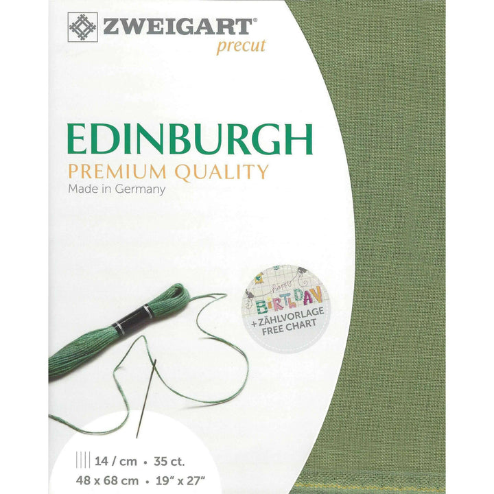 Precut Edinburgh  36 count Agave 3217/6018