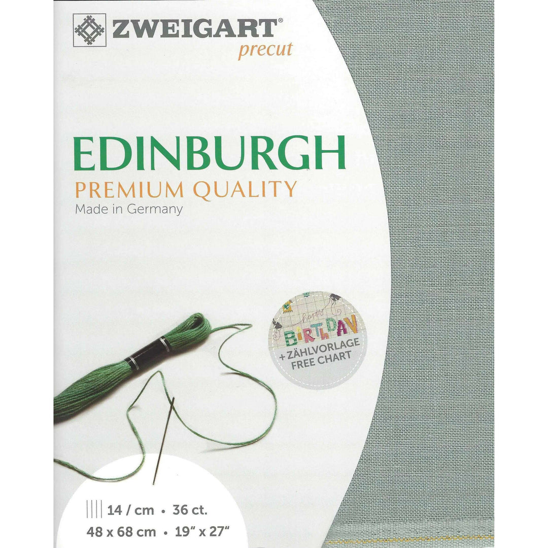 Precut Edinburgh 36 count Smoke Blue 3217/7094