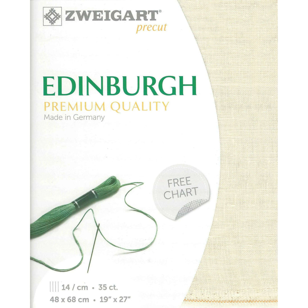 Precut Edinburgh 36 count Soft Cream 3217/99