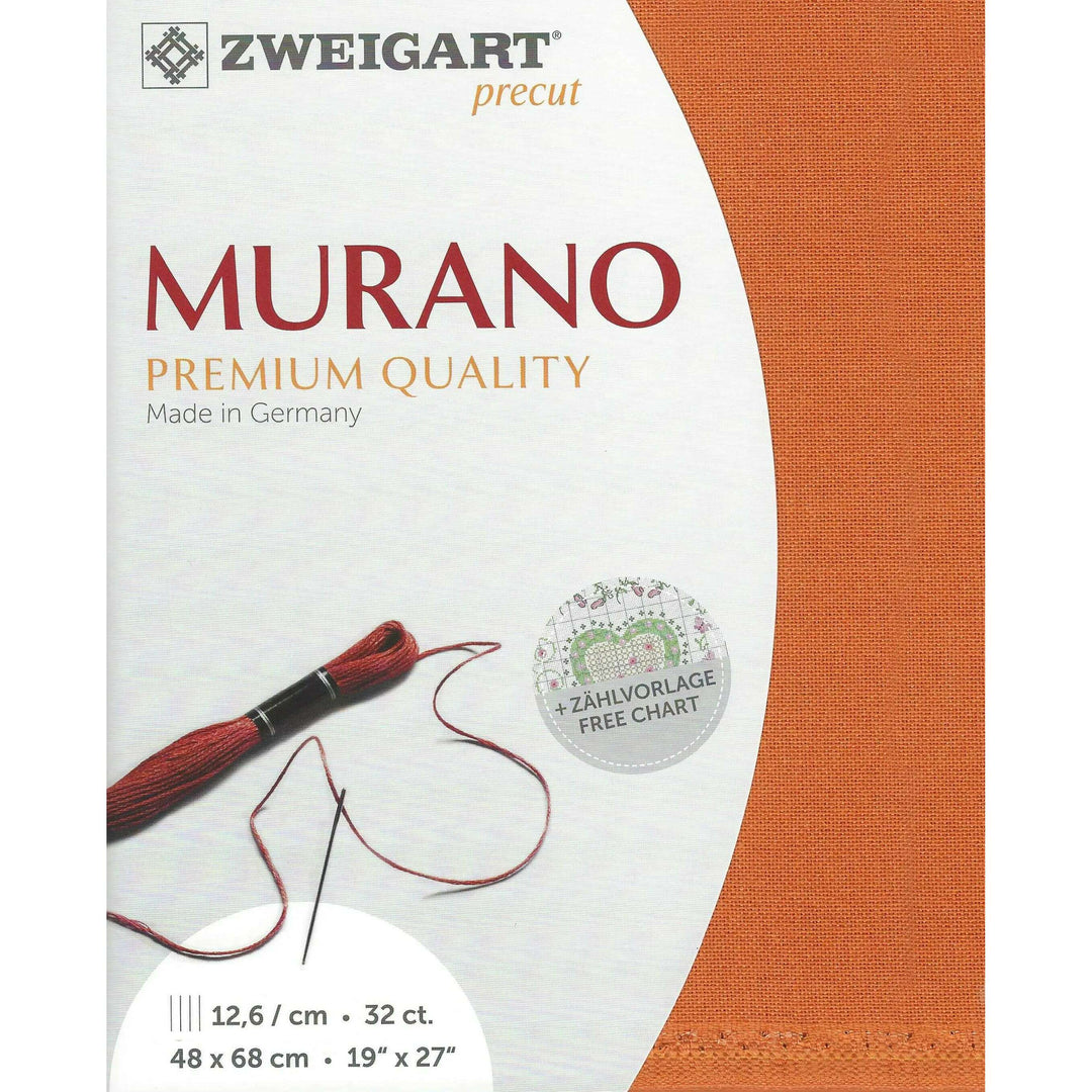 Precut Murano 32 count Pumpkin 3984/4010