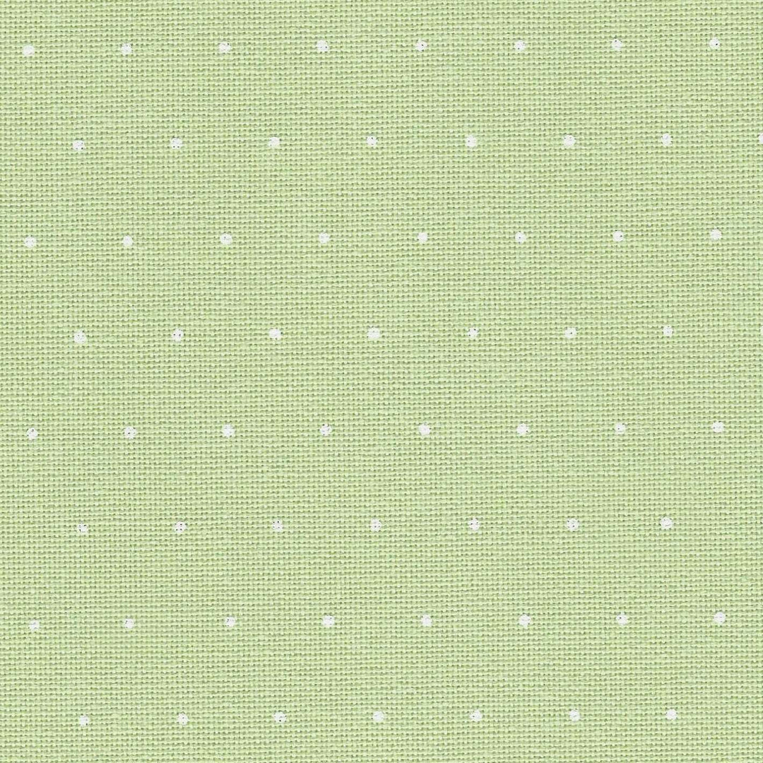 Precut Murano Mini Dots 32 count Green with White Petit Points 3984/6349