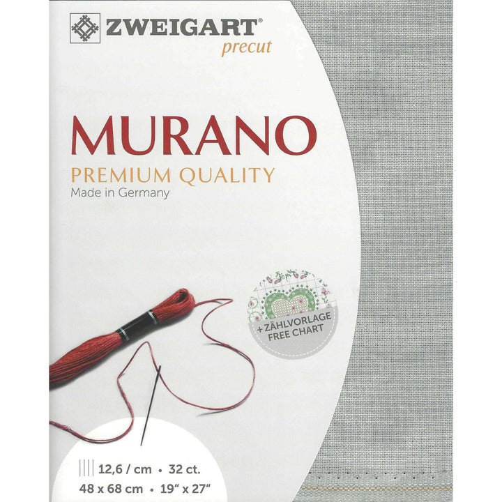 Precut Murano Vintage 32 count Vintage Gray 3984/7729