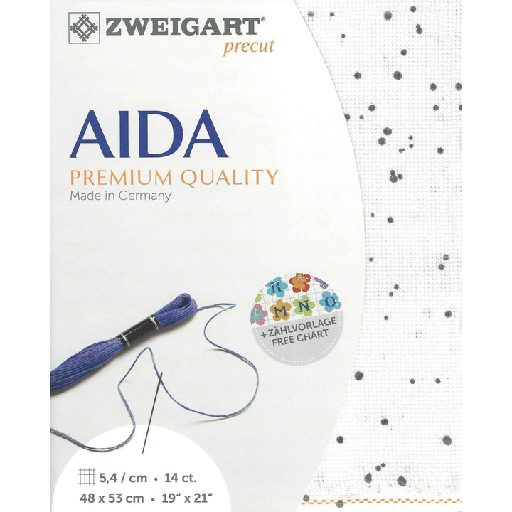 Precut Stern-Aida Splash 14 count Light Basalt Splash 3706/1329