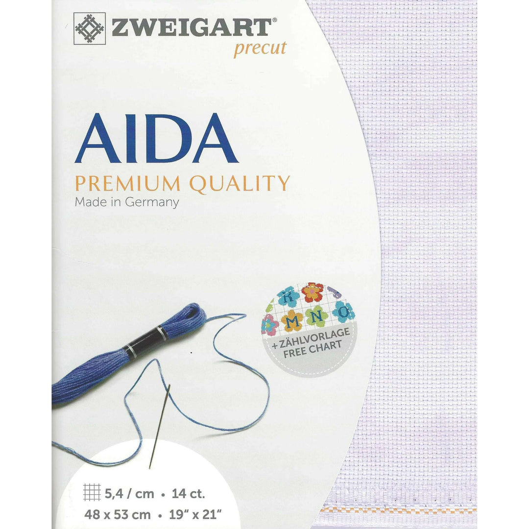 Precut Stern-Aida Vintage 14 count Vintage Lilac 3706/5059
