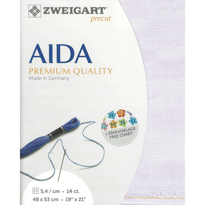 Precut Stern-Aida Vintage 14 count Vintage Lilac 3706/5059
