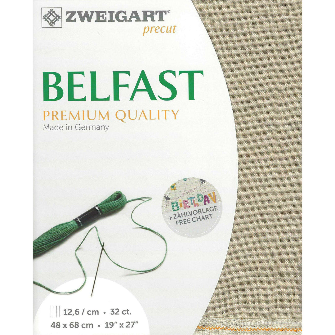 Precut  Zweigart Belfast 32 count Raw 3609/53
