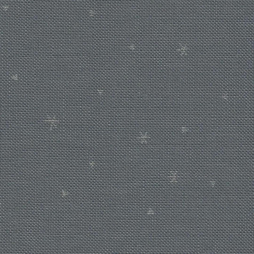 Precut Zweigart Belfast Sparkle 32 count Dark Grey/ Printed Metallic Silver 3609/7459