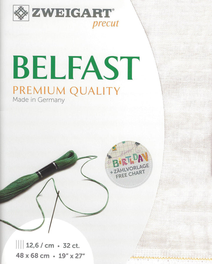 Precut Zweigart Belfast Vintage 3609/1079 Vintage Dune