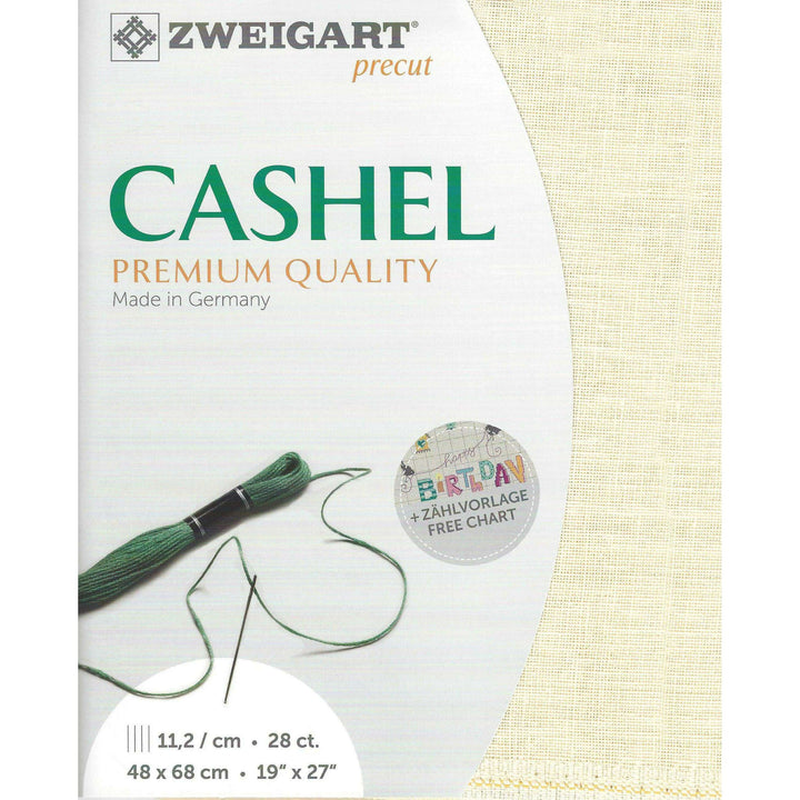 Precut Zweigart Cashel 28 count Cream 3281/222