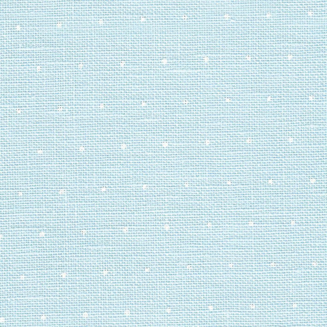 Precut Zweigart Cashel Mini Dots 28 count Blue with White Mini Dots 3281/5469