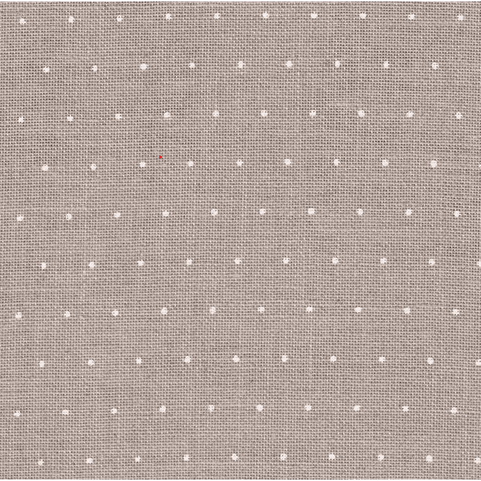 Precut Zweigart Cashel Mini Dots 28 count Linen with White Mini Dots 3281/1399