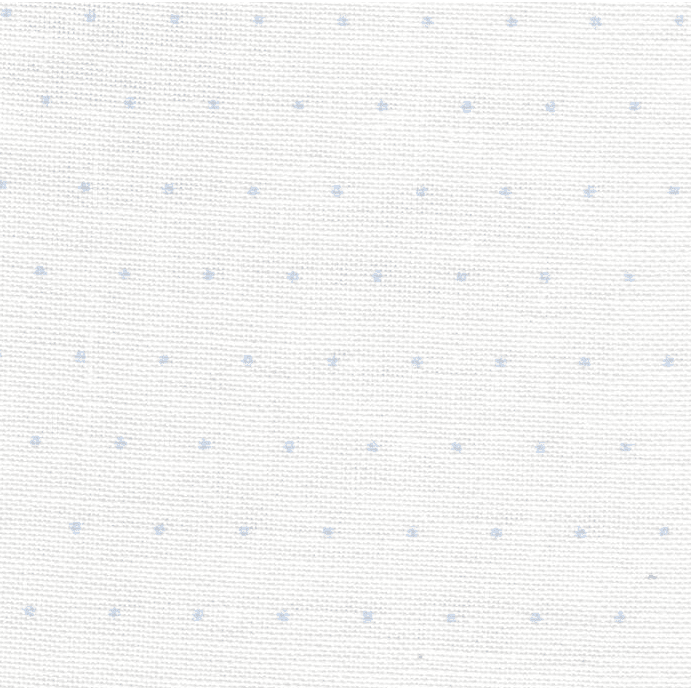 Precut Zweigart Cashel Mini Dots 28 count White with Grey Mini Dots 3281/1129