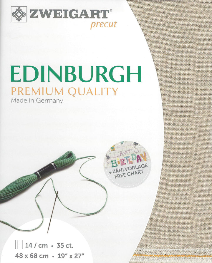Precut Zweigart Edinburgh 36 count Flax 3217/52