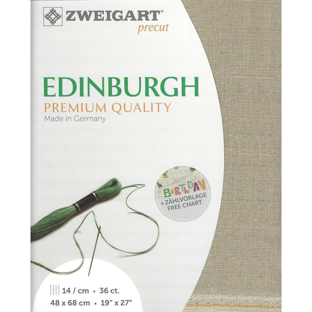 Precut  Zweigart Edinburgh 36 count Raw 3217/53