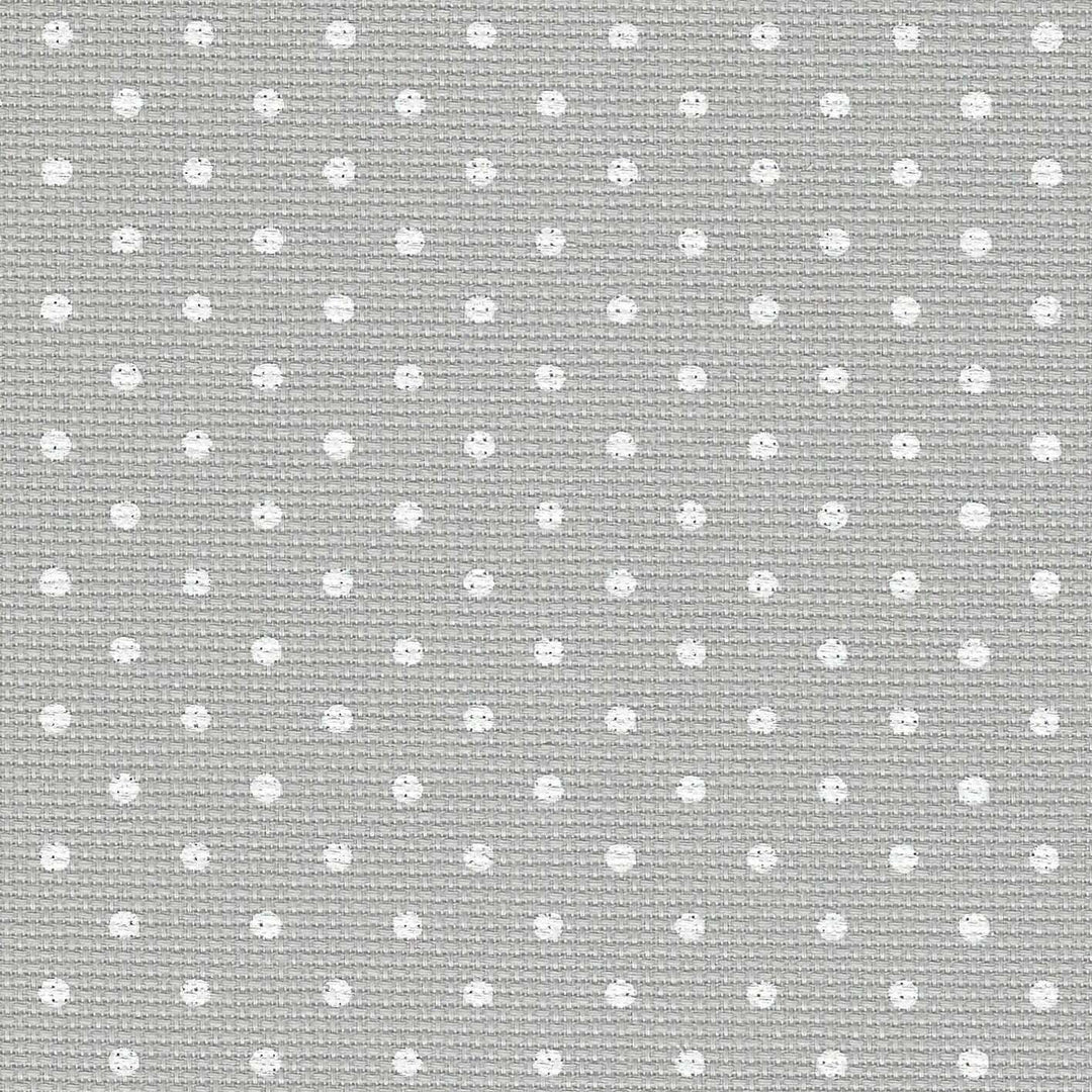 Precut  Zweigart Fein-Aida Petit Point 18 count Grey with White Points 3793/7349