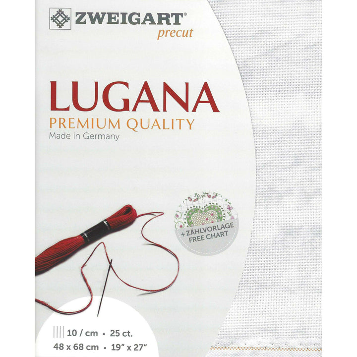 Precut  Zweigart Lugana Vintage 25 count Marble 3835/7139