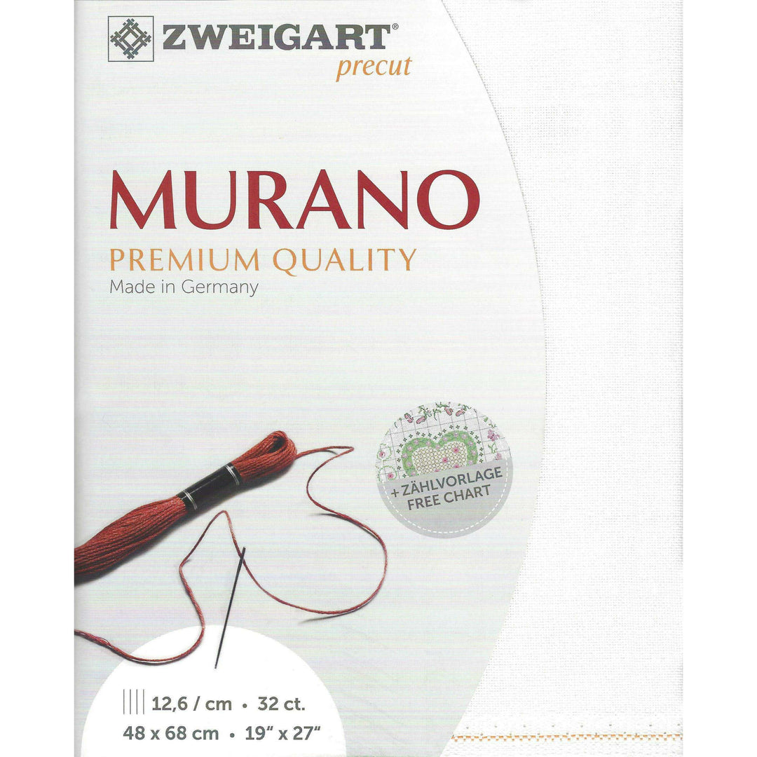 Precut Zweigart Murano 3984/101 Antique White