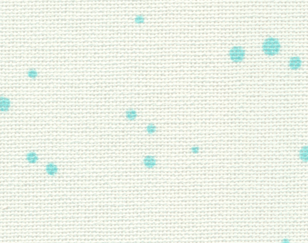 Precut Zweigart Murano Splash 3984/1299 Antique White Mint Splash