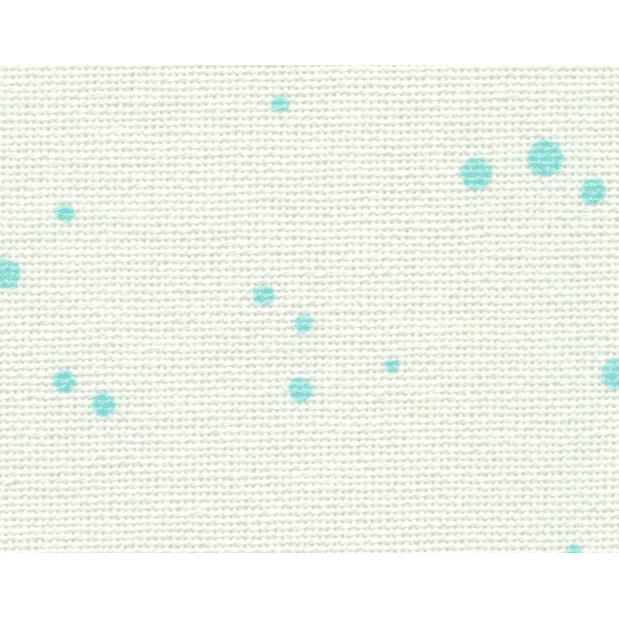 Precut Zweigart Murano Splash 3984/1299 Antique White Mint Splash