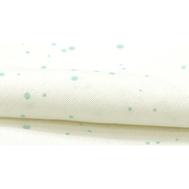 Precut Zweigart Murano Splash 3984/1299 Antique White Mint Splash