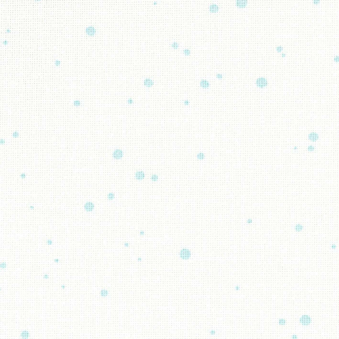 Precut Zweigart Murano Splash 3984/1299 Antique White Mint Splash