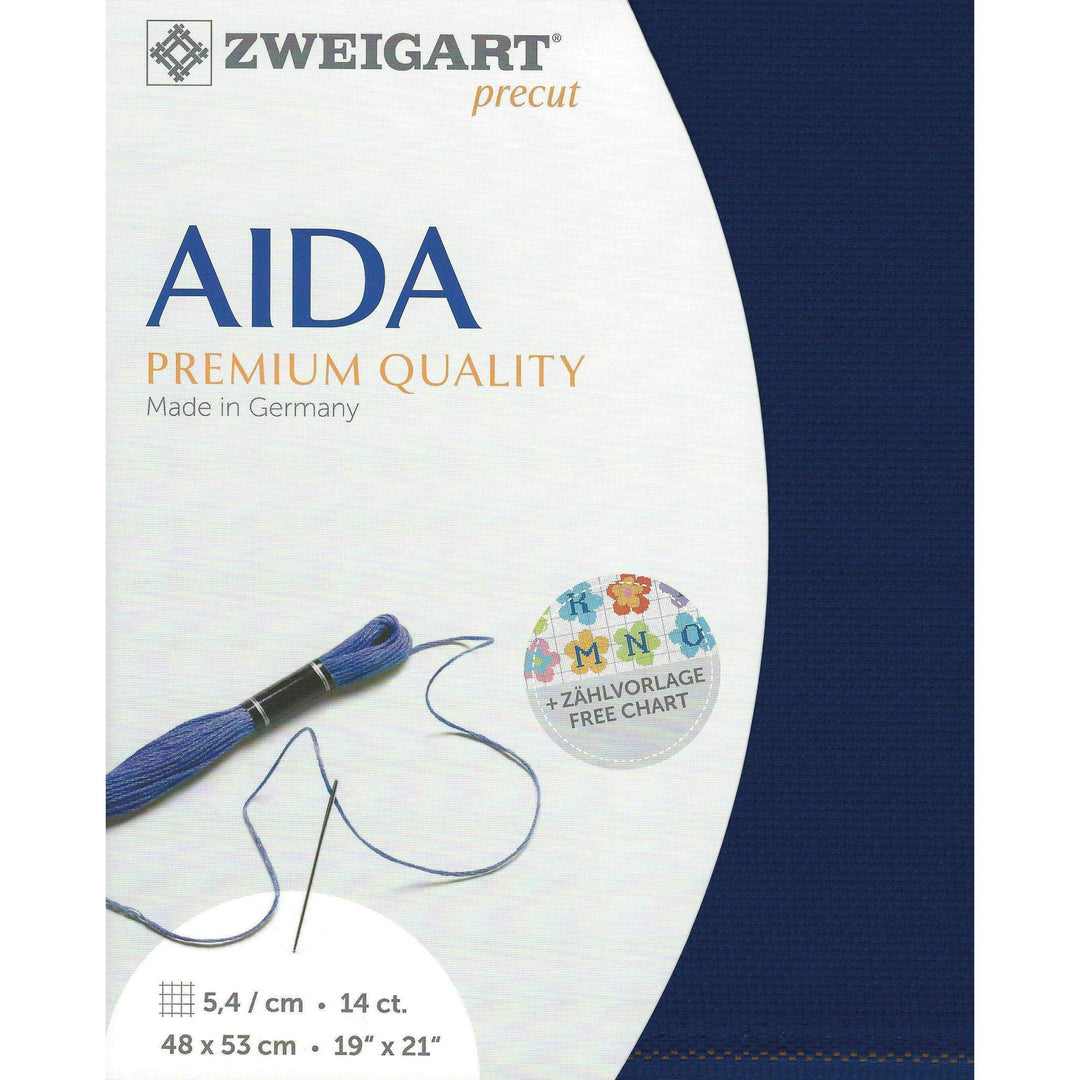 Precut Zweigart Stern-Aida 3706/567 Marine Blue