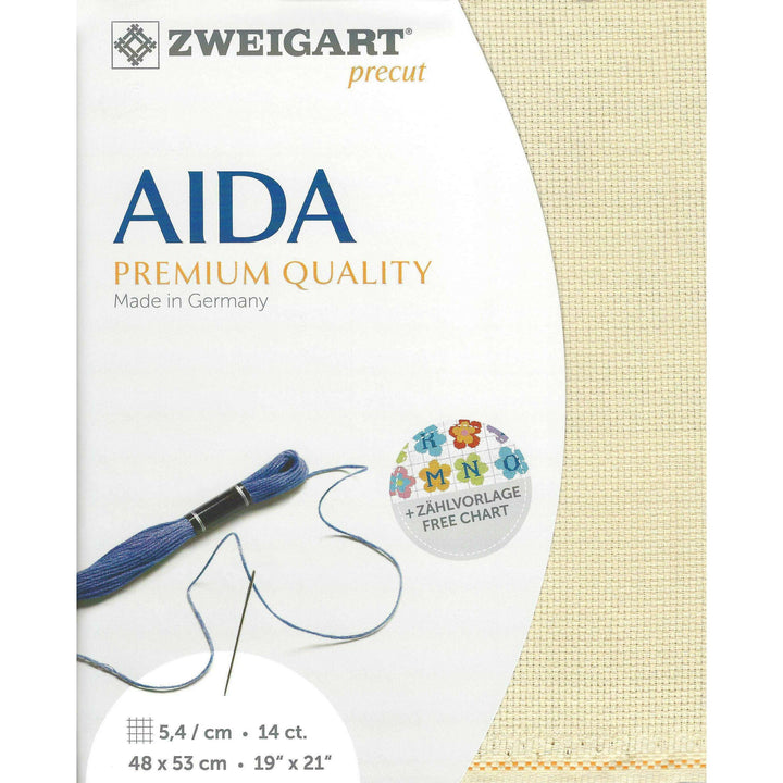 Precut Zweigart Stern-Aida 3706/770 Platinum