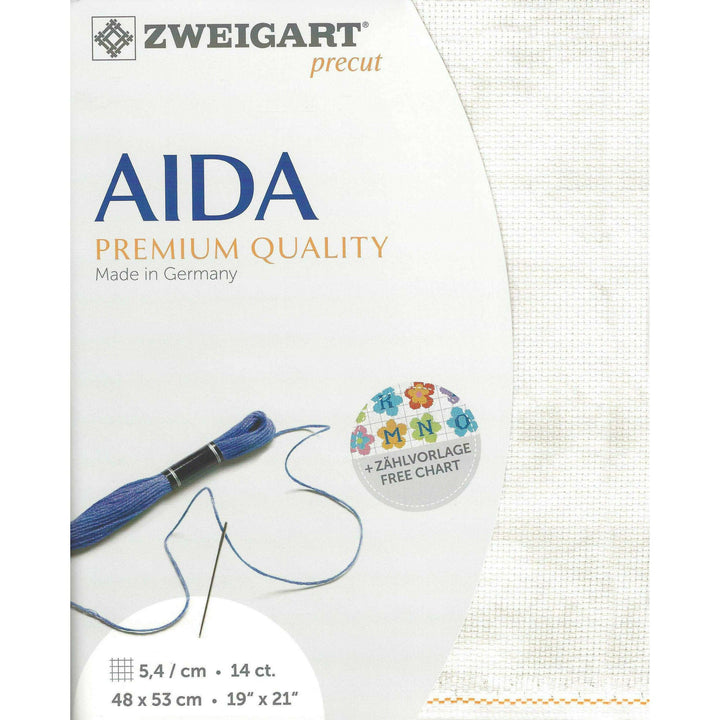 Precut  Zweigart Stern-Aida Vintage 14 count Vintage Sand 3706/1079