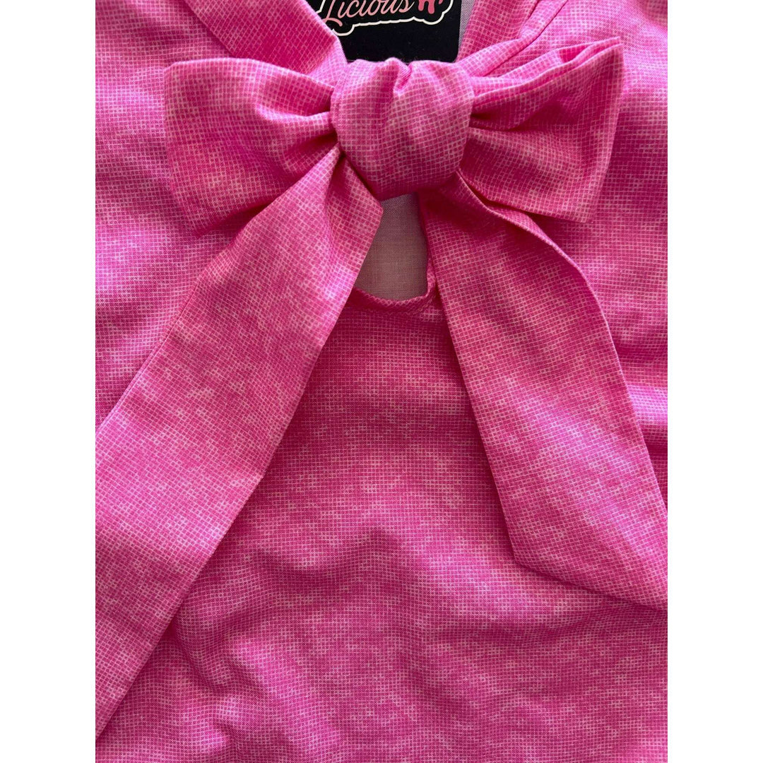 Pretty in Pink Bow Top