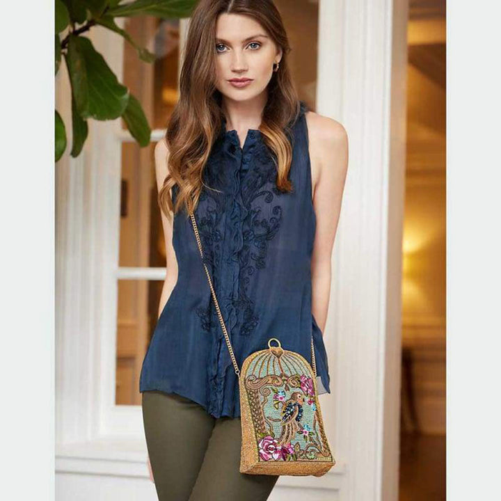 Pretty Parrot Crossbody by Mary Frances Image 4