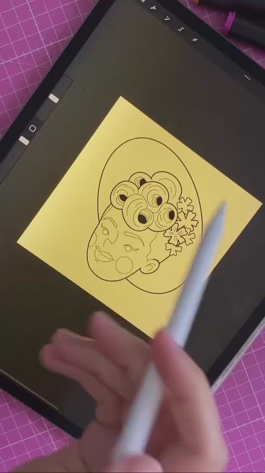 Rosita Brooch by Marla VonDuta x Lipstick & Chrome