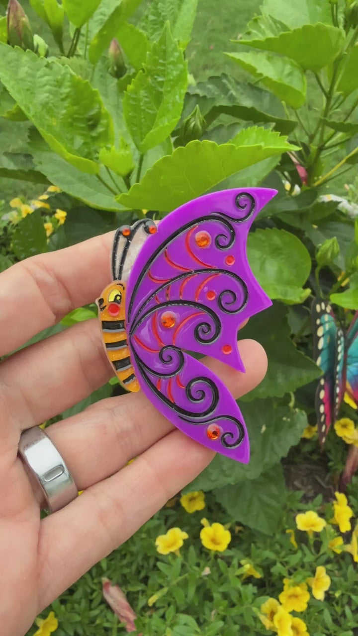 Batilda Butterfly Brooch by Johanna Parker x Lipstick & Chrome