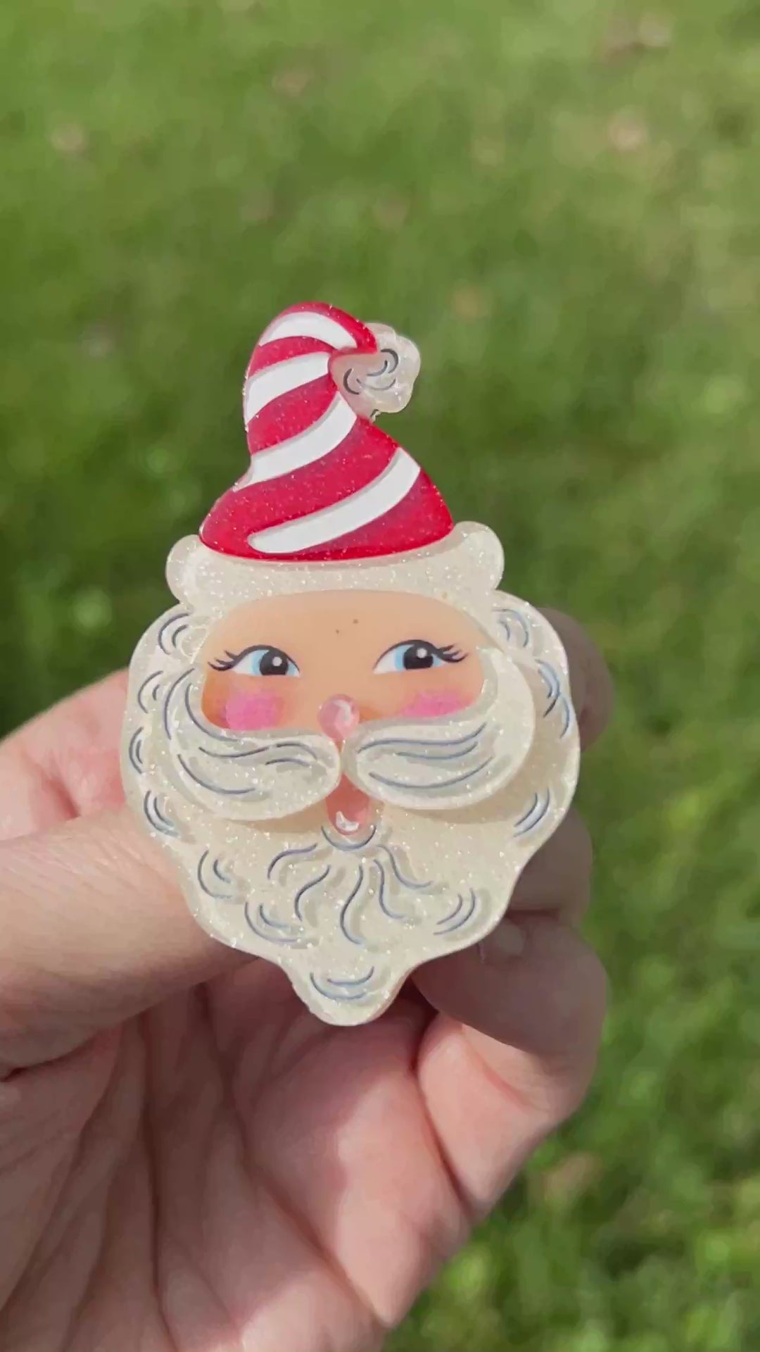 Kitsch Kringle Brooch by 50's Vintage Dame x Lipstick & Chrome