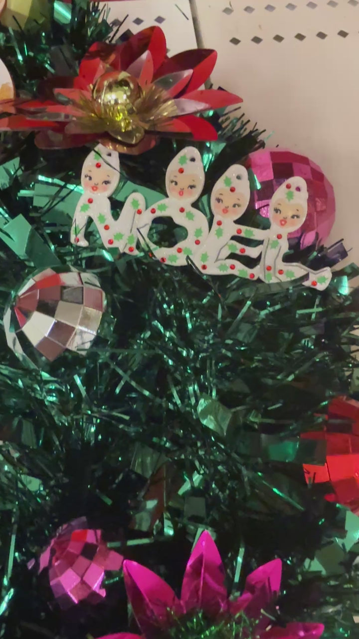 Playful Pixies NOEL Brooch by 50's Vintage Dame x Lipstick & Chrome