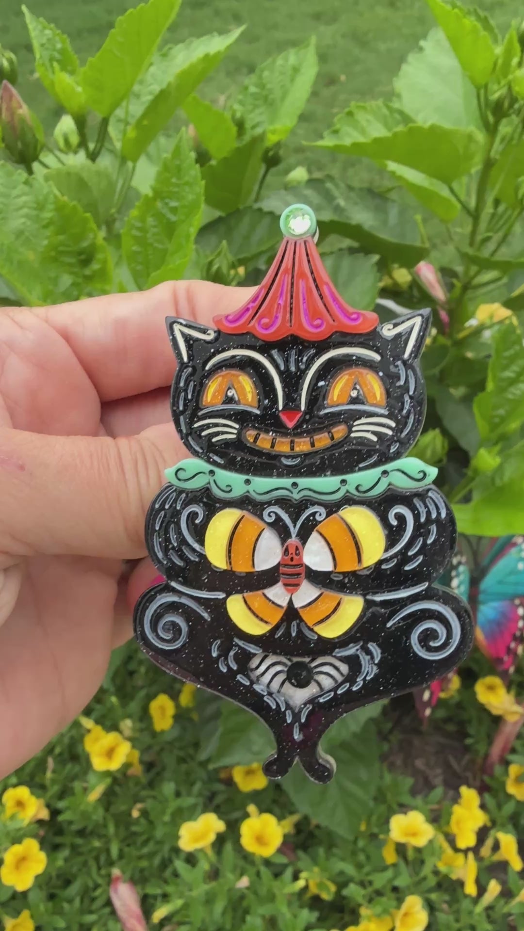 Jack-a-Boo Bug Catcher Brooch by Johanna Parker x Lipstick & Chrome