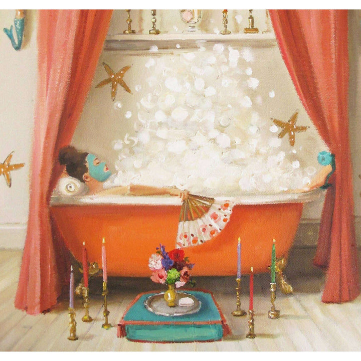 Princess Edwina Takes A Bath Art Print - 8.5" X 11"