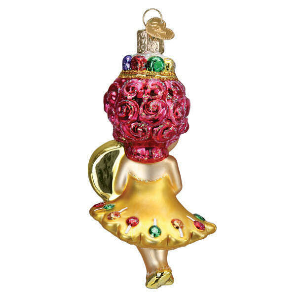 Old World Christmas Princess Lolly Blown Glass Ornament