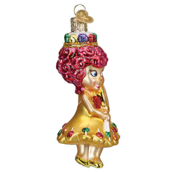Old World Christmas Princess Lolly Blown Glass Ornament