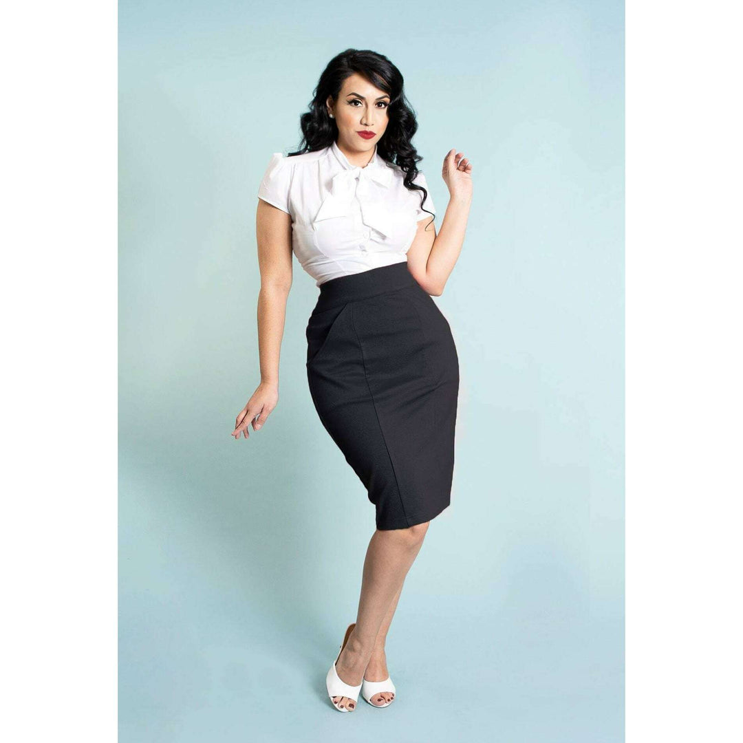 Princess Pencil Skirt - Black
