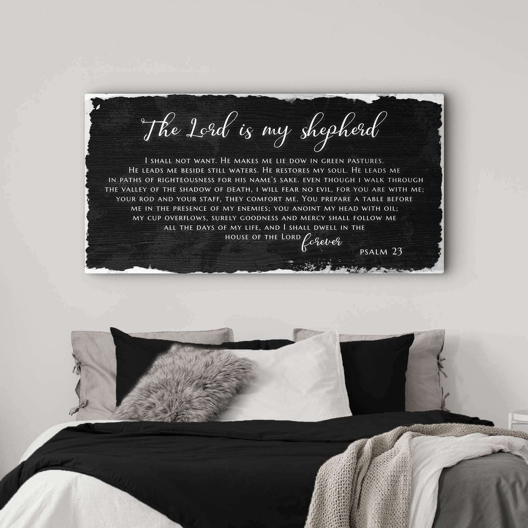 Psalm 23 - The Lord Is My Shepherd Sign IV