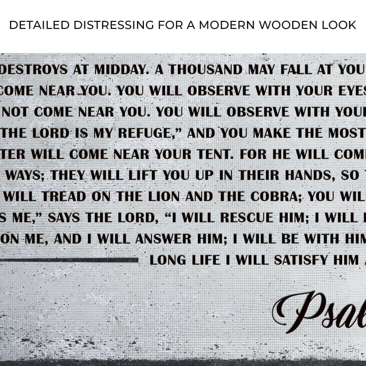 Psalm 91 - Whoever Dwells In The Shelter Of The Most High Sign IV
