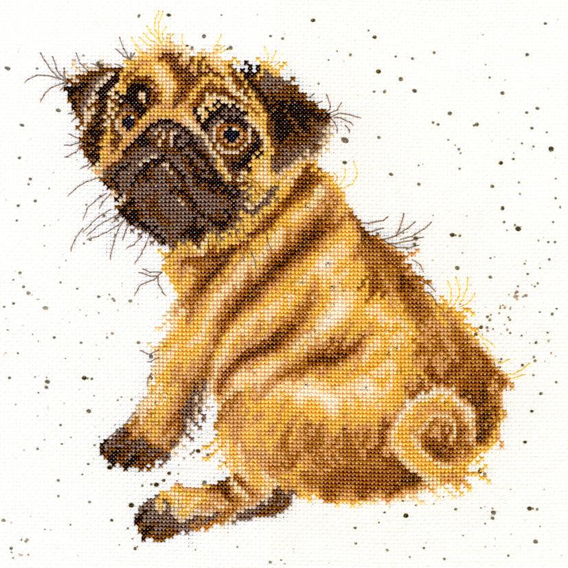 Pug XHD11 Counted Cross Stitch Kit