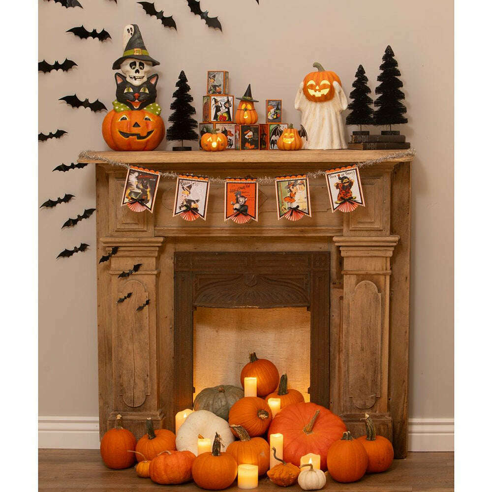 Pumpkin Bat Luminary by Bethany Lowe Designs – view 6