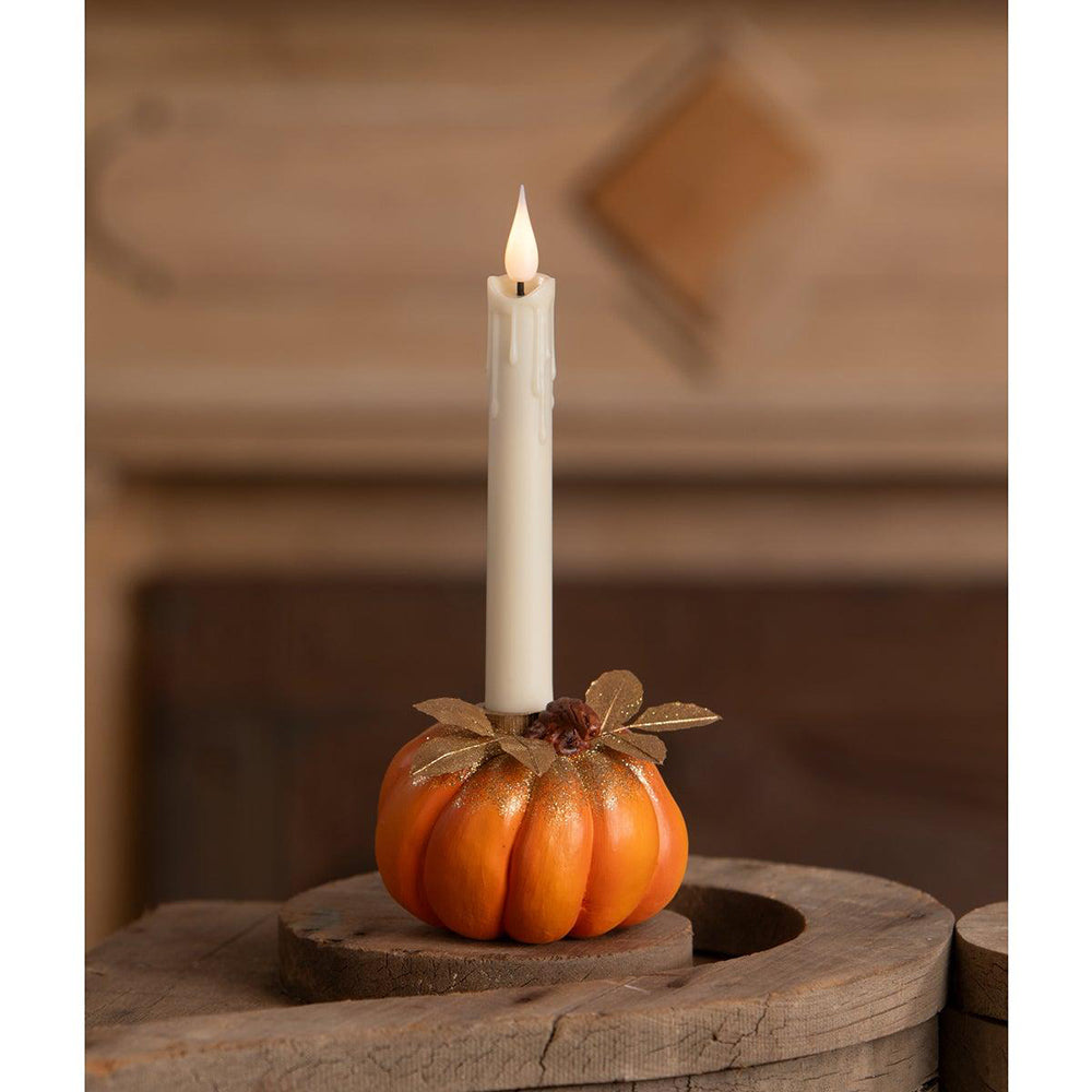 Pumpkin Candlestick by Bethany Lowe Designs image