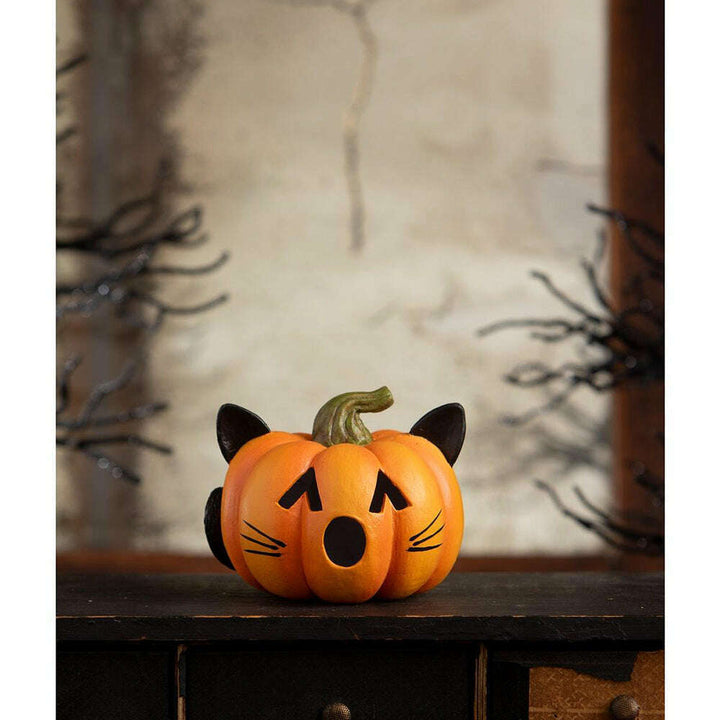 Pumpkin Cat Luminary by Bethany Lowe Designs – view 2