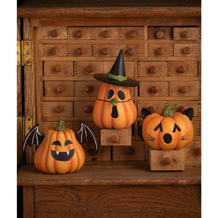 Pumpkin Cat Luminary by Bethany Lowe Designs – view 5
