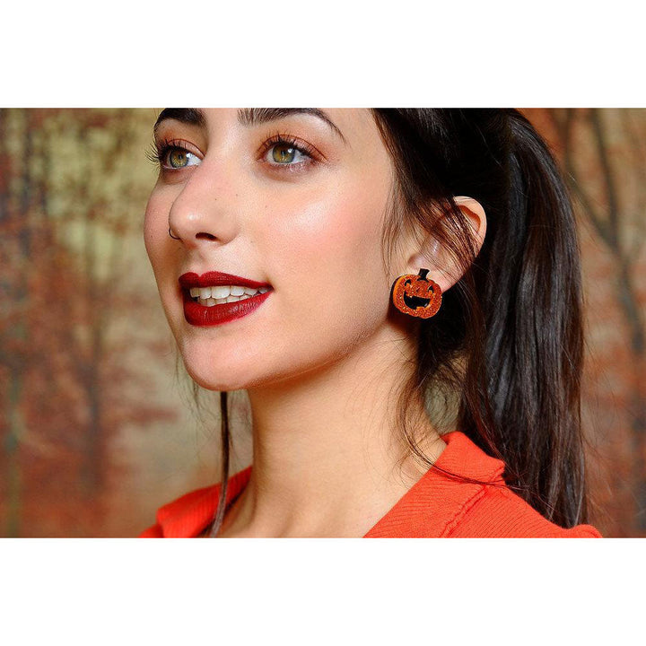 Pumpkin Earrings by Laliblue image 1